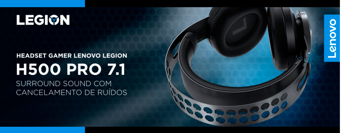 Headset Gamer Lenovo Legion H500 Pro 7.1 Surround Sound